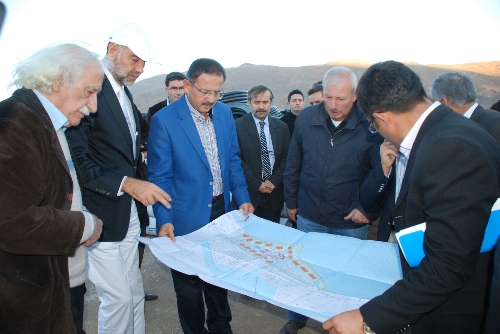 Erciyes Kayak Merkezi'nde yol genişletme ve doğalgaz hattı çalışması bitiyor