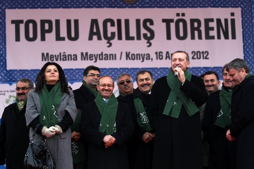 Erdoğan, Konya'da yüz yıllık proje olan Mavi Tünel'in açılışını yaptı