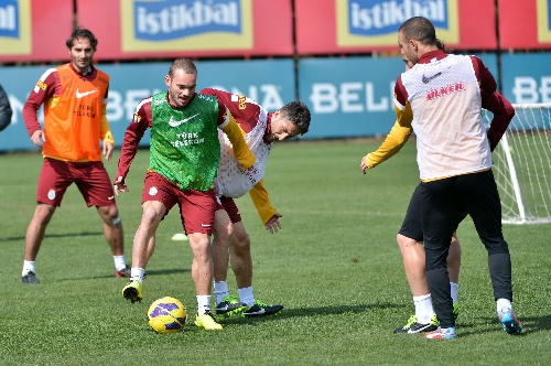 Galatasaray, Gençlerbirliği maçı hazırlıklarını sürdürdü