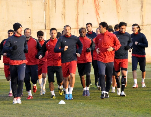 Gaziantepspor, deplasmanda oynayacağı Sivasspor maçı hazırlıklarına başladı
