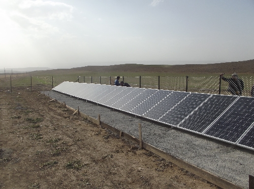 Gemerek'te çiftçiler güneş enerjisi ile sulama yapacak