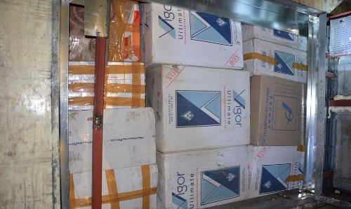 Gümüşhane'de 41 bin 500 paket gümrük kaçağı sigara ele geçirildi
