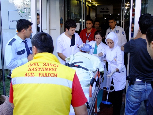 Güvenlik görevlisine silahlı saldırı