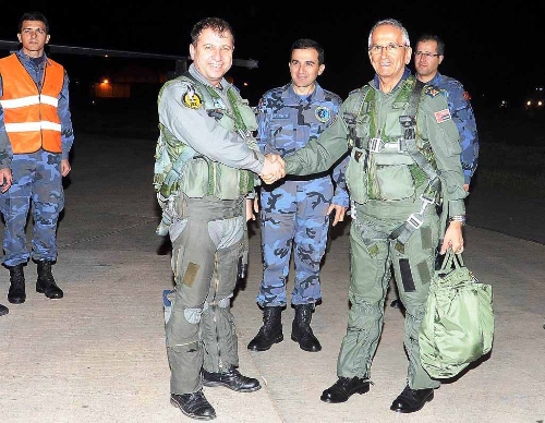 Hava Kuvvetleri Komutanı Erten, F-16 uçağıyla sınırı denetledi