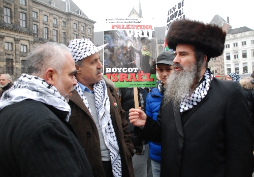 Hollanda'da Gazze protestosu