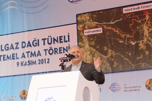 Ilgaz'ın temelini Bakan Yıldırım attı