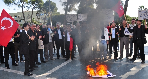 İsrail, Alanya'da protesto edildi