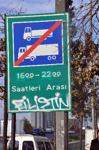 İsrail Konsolosluğu önünde protesto eylemi
