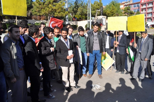İsrail'in Gazze saldırısı Yozgat'ta protesto edildi