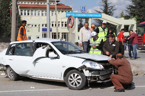 Jandarma Komutanlığı önündeki kazada 1 kişi hayatını kaybetti