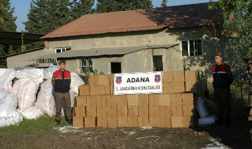 Jandarma, sahte deterjan imalathanesine baskın yaptı