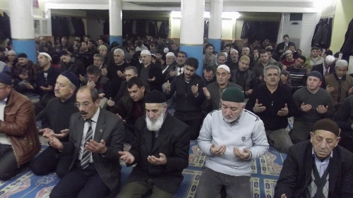 Kağızman'da, şehitler için mevlit okutuldu