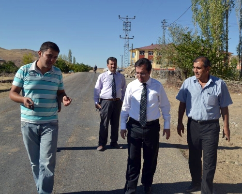 Kaymakam Maytalman, köylerdeki yatırımları inceliyor