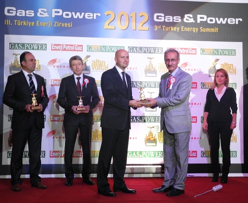 Kayserigaz'a 'Altın Vana Doğalgaz Piyasası Başarı' ödülü