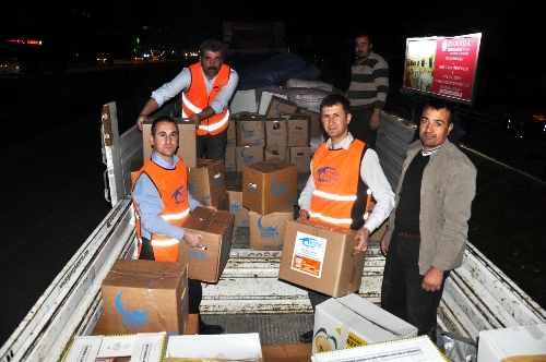 Kimse Yok Mu, Malatya'dan Suriyeli mültecilere 7'inci yardım TIR'ını gönderdi