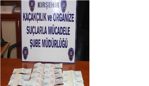 Kırşehir'de sahte parayla hayvan alan şahıs yakalandı