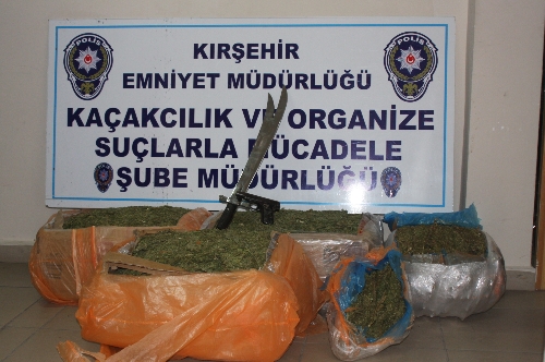 Kırşehir'de uyuşturucu operasyonu