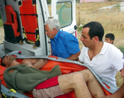 Kızılırmak'ta boğulmaktan son anda kurtuldu