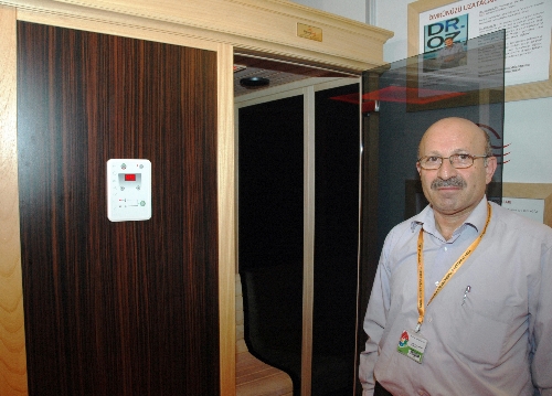 Kızılötesi ısıtma sistemiyle termal sağlık kabini üretti (Özel)