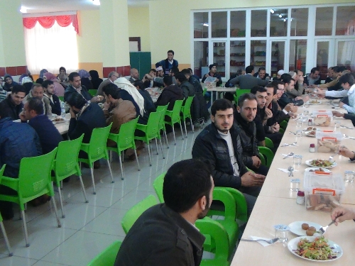 Konteyner kentteki Suriyeli öğretmenlerle Kilis'te birlik mesajı