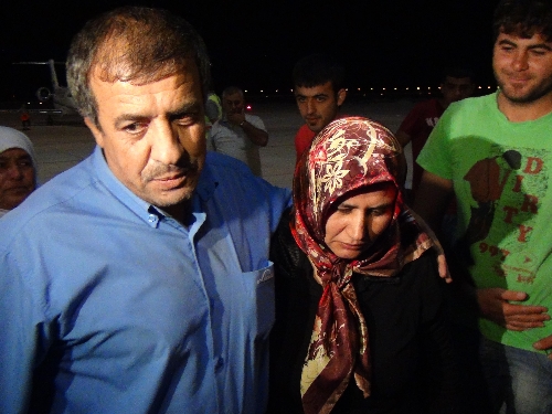 Lübnan'da kaçırılan Türk şoför Hatay'a geldi