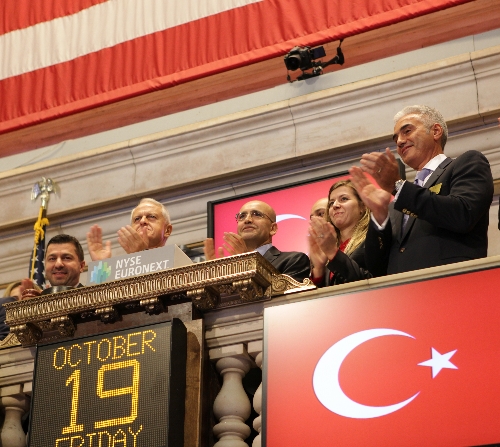 Maliye Bakanı Şimşek New York Borsası'nın zilini çaldı