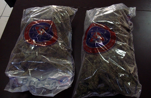Manavgat'ta bin 880 gram esrar ele geçirildi