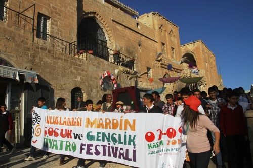 Mardin'de çocuk festivali coşkusu