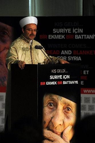 Mehmet Görmez: Suriye'de bir insanın ölümü, insanlığın ölümüdür