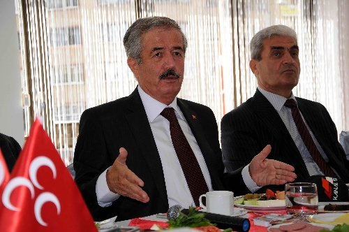 MHP Genel Başkan Adayı İsmail Hakkı Küpçü, Samsun delegelerini ziyaret etti