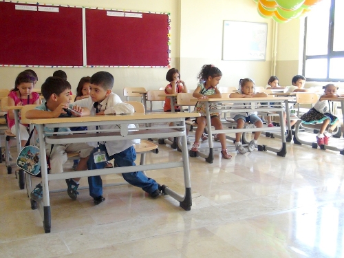 Miniklerin okul heyecanı