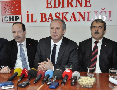 Muharrem İnce: Başbakan ekranlarda ikinci padişah istemiyor