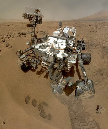 NASA'nın Robot Curio'su, Mars yüzeyini keşfediyor