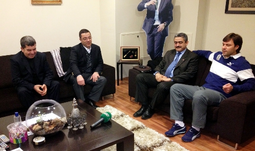 Nazilli Belediyespor'dan Ertuğrul Sağlam'a ziyaret