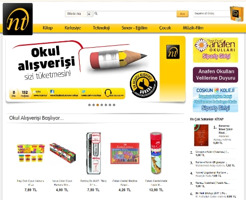NT'den okul alış verişi atağı
