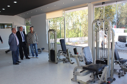Orduspor alt yapısına fitness salonu açıldı