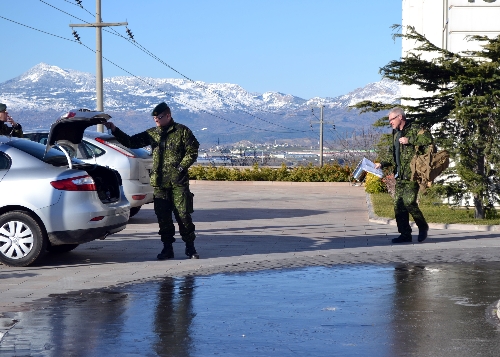 Patriot'ları kuracak Alman askerleri çalışmalarına başladı