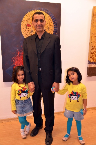 Ressam Kuliyev ve Taş'ın resim sergisi izlenime açıldı