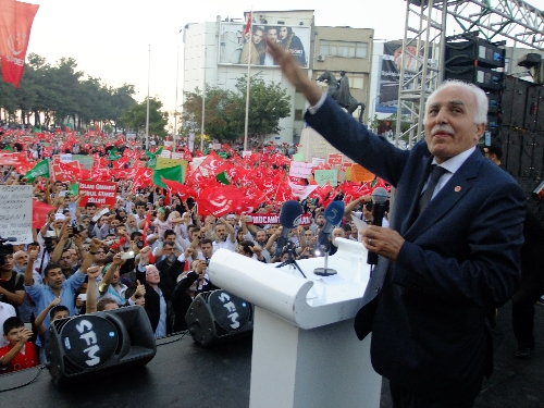 Saadet Partisi'nden dev miting