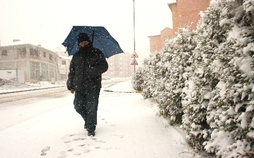 Sakarya'da kar yağışı etkili oluyor