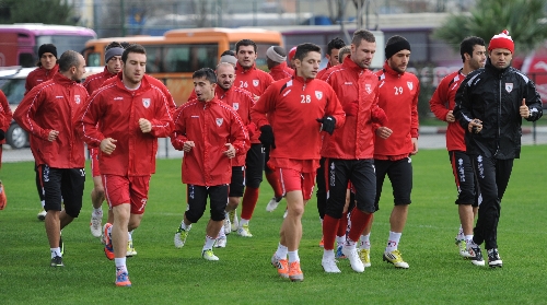 Samsunspor, 1461 Trabzonspor maçının hazırlıklarını sürdürüyor
