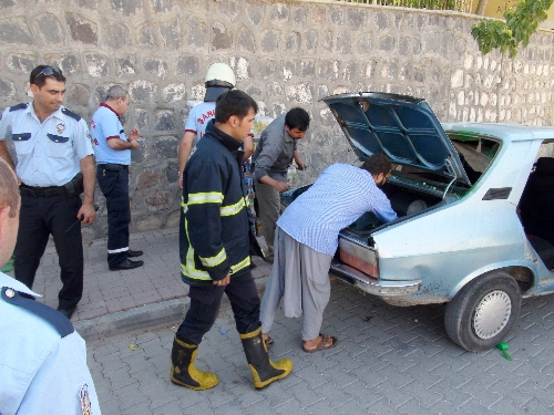 Şanlıurfa'da patlayan sprey alarmı