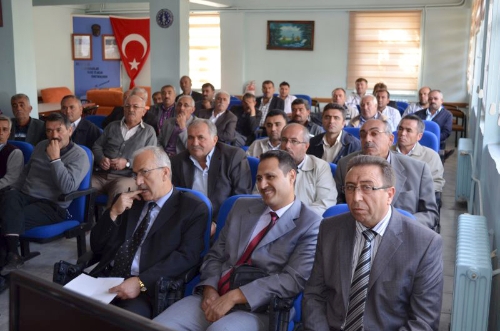 Sarıkaya'da servis şoförleri bilgilendirildi