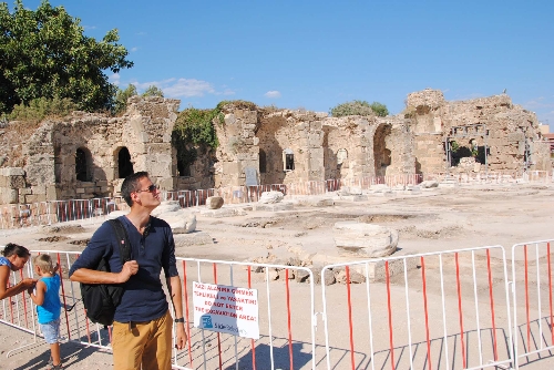 Side Antik Kent'te tapınaklar bölgesi koruma altına alındı