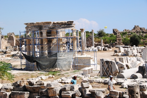 Side, Tyche Tapınağı'yla da kültür turizminde öncü olacak