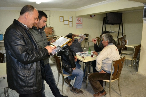 Sigara yasağını denetleyen tabletli denetçiler her an karşınıza çıkabilir (Özel)
