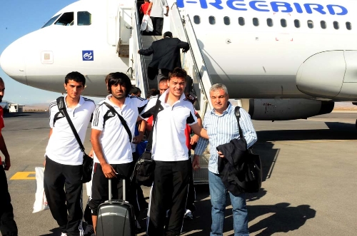 Sivasspor kafilesi Çeçenistan'da