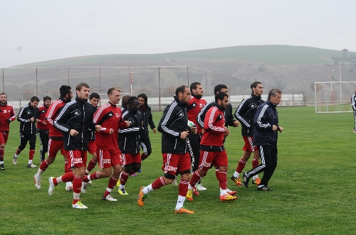 Sivasspor, Kayserispor maçının hazırlıklarını sürdürdü