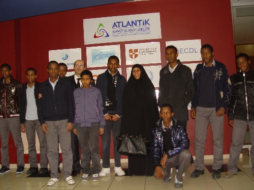 Somalili bakandan Ankara'da okuyan Somalili öğrencilere ziyaret