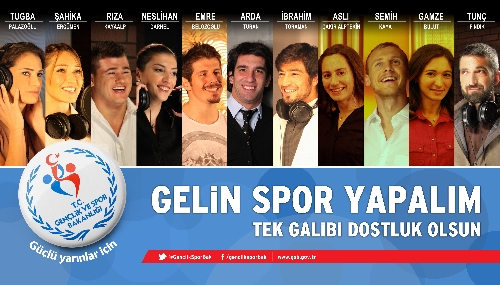 Sporun yıldızlarından şiddete karşı özel şarkı